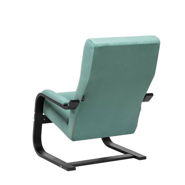 Кресло Leset Оскар Венге V43 зелёный