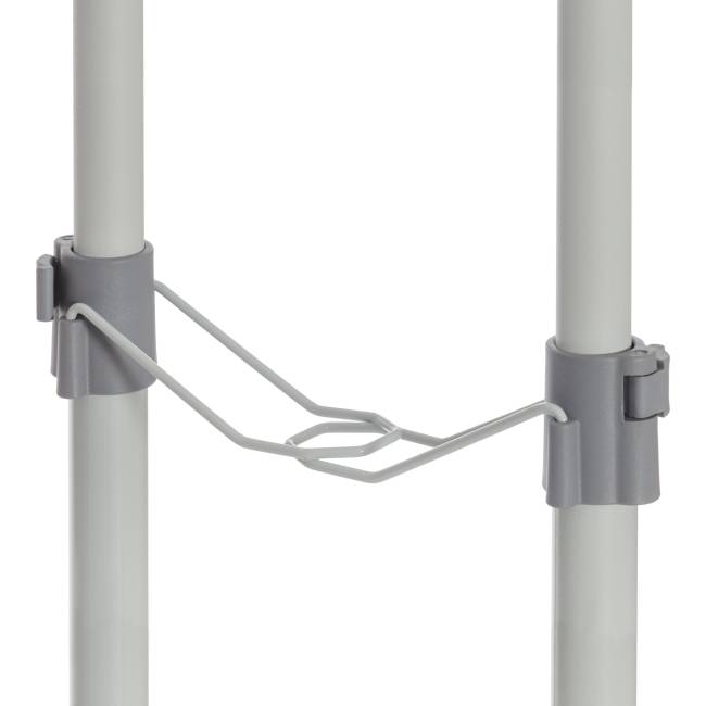 Вешалка JET металл, пластик, 86*44*166 см, темно-серый/светло-серый/хром темно-серый/светло-серый/хром металл, пластик