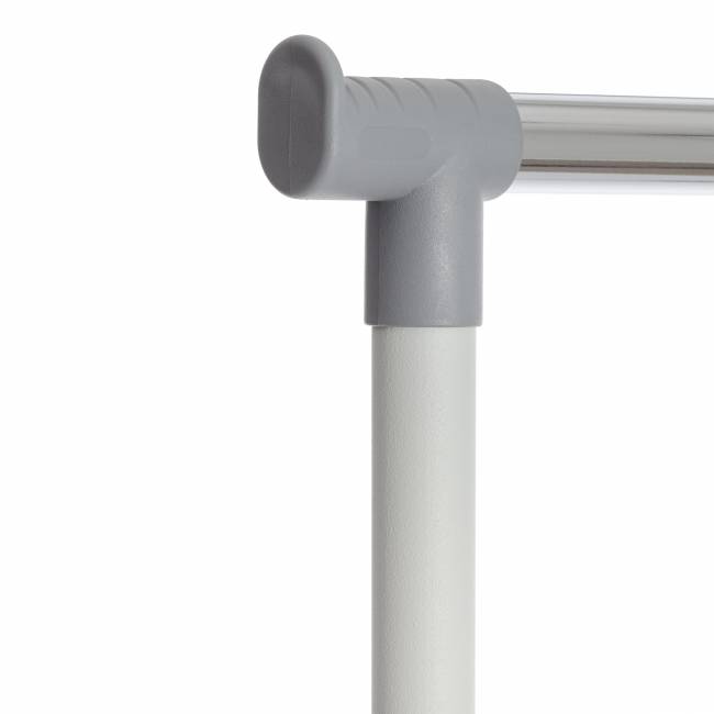 Вешалка JET металл, пластик, 86*44*166 см, темно-серый/светло-серый/хром темно-серый/светло-серый/хром металл, пластик