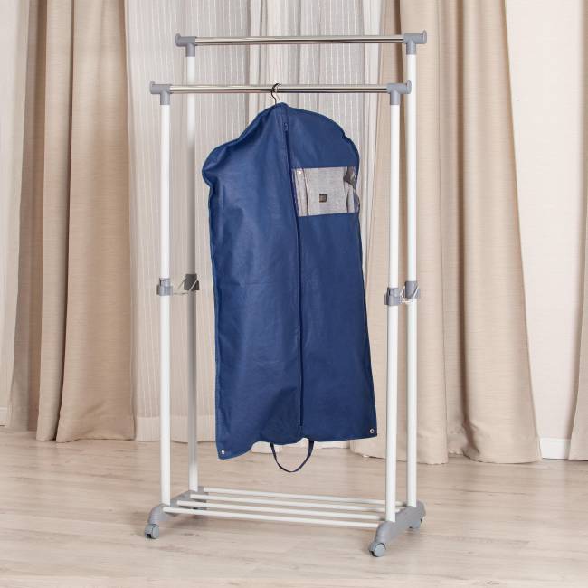 Вешалка JET металл, пластик, 86*44*166 см, темно-серый/светло-серый/хром темно-серый/светло-серый/хром металл, пластик