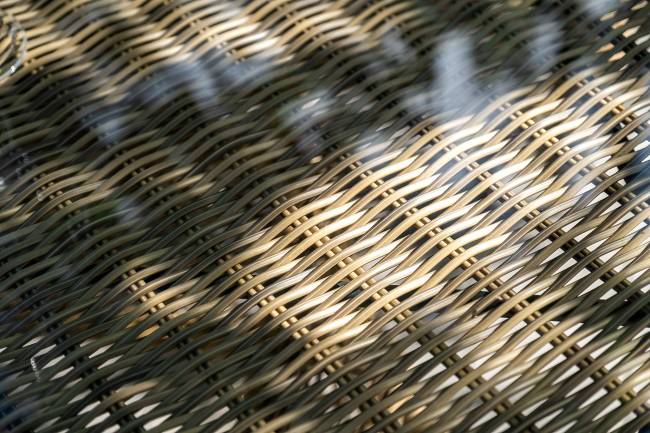 "Эспрессо" плетеный круглый стол, диаметр 150 см, цвет соломенный "Эспрессо" плетеный круглый стол, диаметр 150 см, цвет соломенный