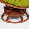 Кресло-качалка PAPASAN/ПАПАСАН w 23/01 B /с подушкой/ 115х78х104 см, Pecan (орех), флок Олива, 23 Pecan (орех)