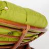 Кресло-качалка PAPASAN/ПАПАСАН w 23/01 B /с подушкой/ 115х78х104 см, Pecan (орех), флок Олива, 23 Pecan (орех)
