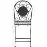 Стул Secret de Maison VICENZA (mod. PL08-1070-1-GBRN) металл, 36х35х91см, черный/плитка "ASTRA" (Комплект из 2 шт.) черный