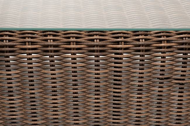 "Боно" лаунж-зона из искусственного ротанга, цвет коричневый