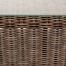 "Боно" лаунж-зона из искусственного ротанга, цвет коричневый