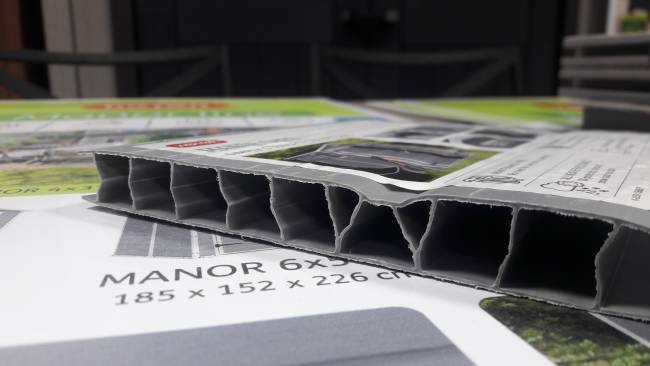 Сарай "Манор 4х6" (размеры 118 x 184 см), бежевый Сарай "Манор 4х6" (размеры 118 x 184 см), бежевый