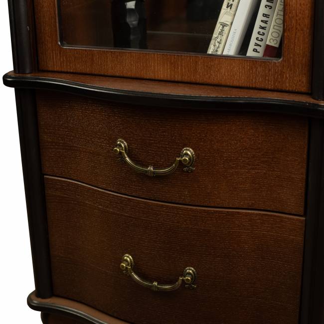 Шкаф-витрина Джульетта, орех Л Шкаф-витрина Джульетта, орех Л