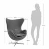 Кресло EGG STYLE CHAIR красный