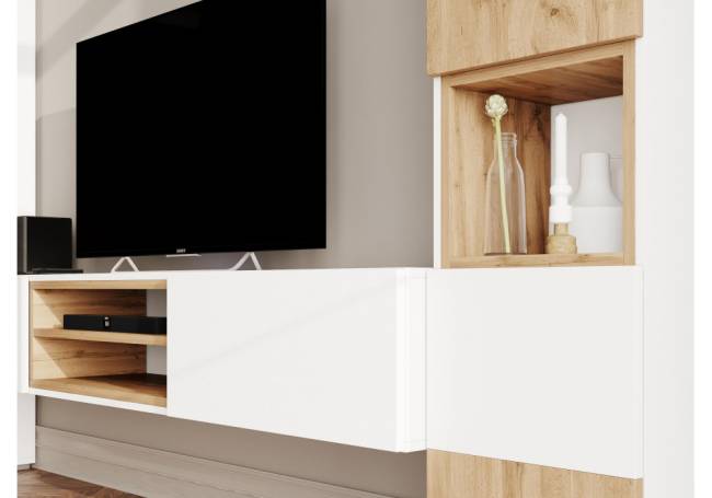 Лонгфорд белый / дуб вотан