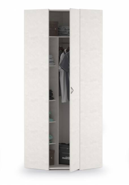 Угловой шкаф для одежды Амели Моби 13.131 цвет шёлковый камень