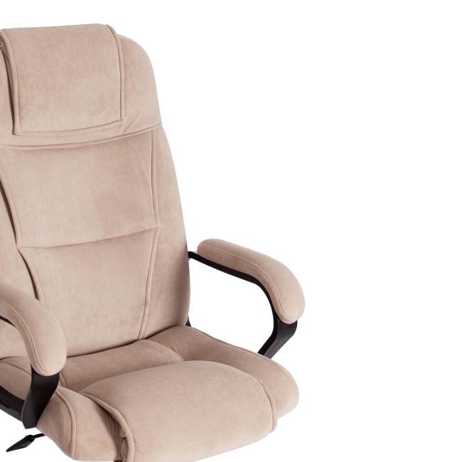 Кресло BERGAMO хром (22) флок , бежевый, 7 Кресло BERGAMO хром (22) флок , бежевый, 7