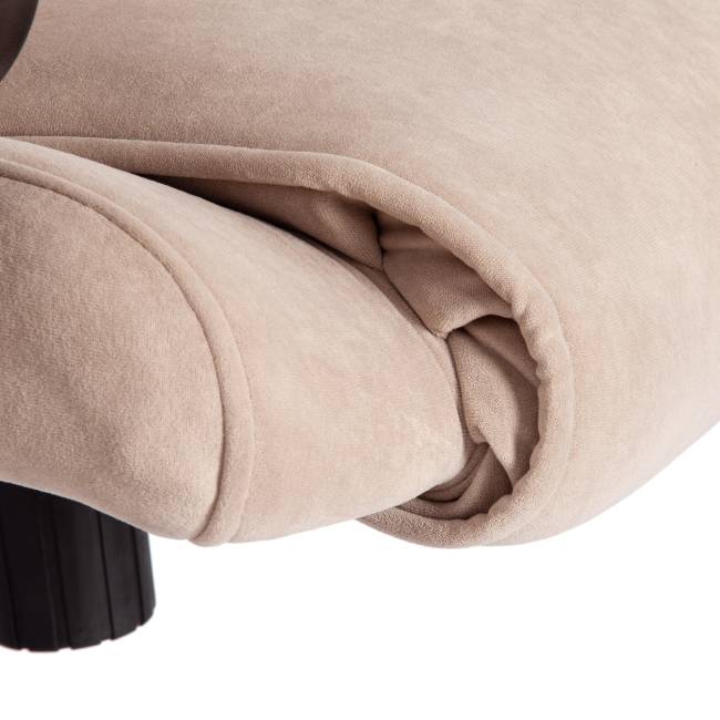 Кресло BERGAMO хром (22) флок , бежевый, 7 Кресло BERGAMO хром (22) флок , бежевый, 7