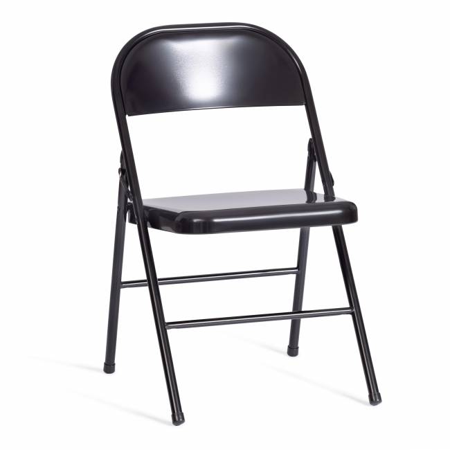 Стул складной FOLDER (mod. 3023(II)) / 1 шт. в упаковке металлический, 46,5 x 48 x 75, (Black) (Black) металлический