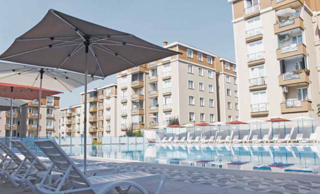 Зонт пляжный профессиональный 2х2 м Kiwi Clips бежевый 2000х2000 мм