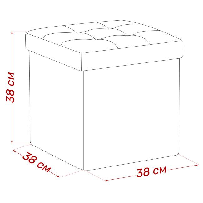 Пуф Leset Плуто складной с крышкой Velutto 04 Пуф Leset Плуто складной с крышкой Velutto 04