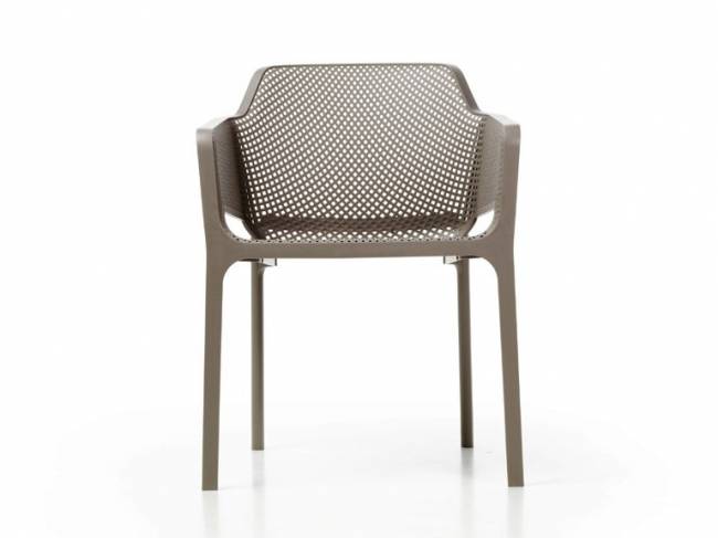 Кресло пластиковое Net тортора 605х585х800 мм Кресло пластиковое Net тортора 605х585х800 мм