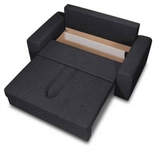 Диван-кровать "Дабсон" (Темно-серый) Диван-кровать "Дабсон" (Темно-серый)