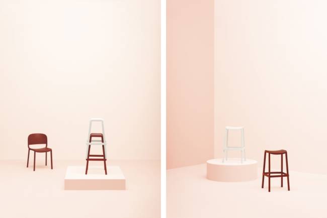 Табурет пластиковый барный Dome черный 440х420х760 мм Табурет пластиковый барный Dome черный 440х420х760 мм