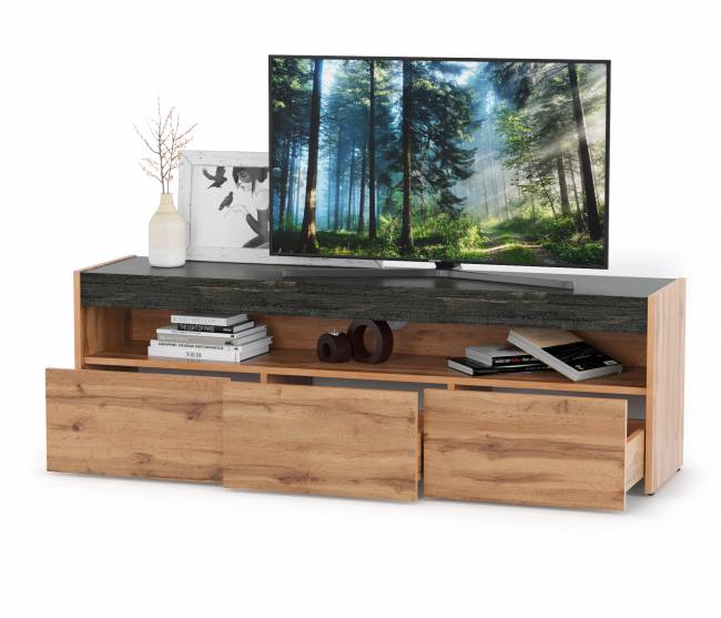 Тумба под ТВ 13.272 цвет дуб вотан/интра