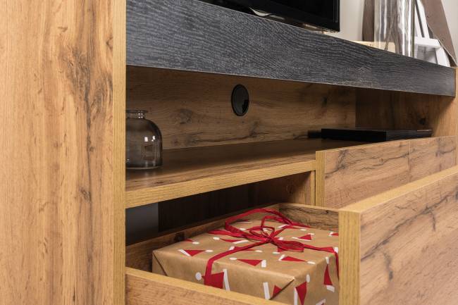 Тумба под ТВ 13.272 цвет дуб вотан/интра