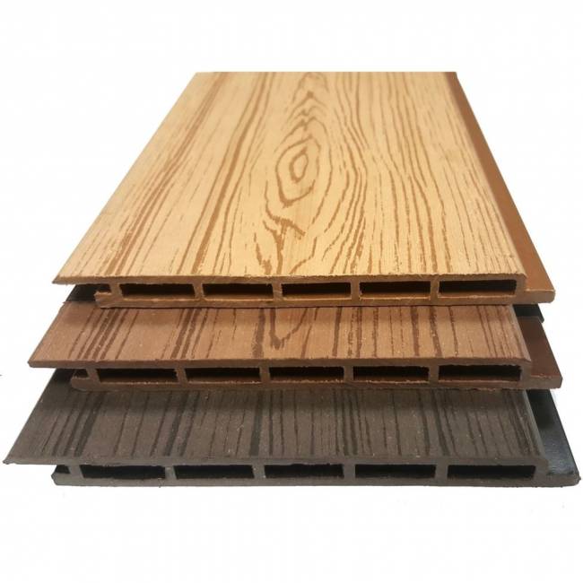 Фасадная панель из ДПК HOLZHOF, 165*15*3000 мм, венге