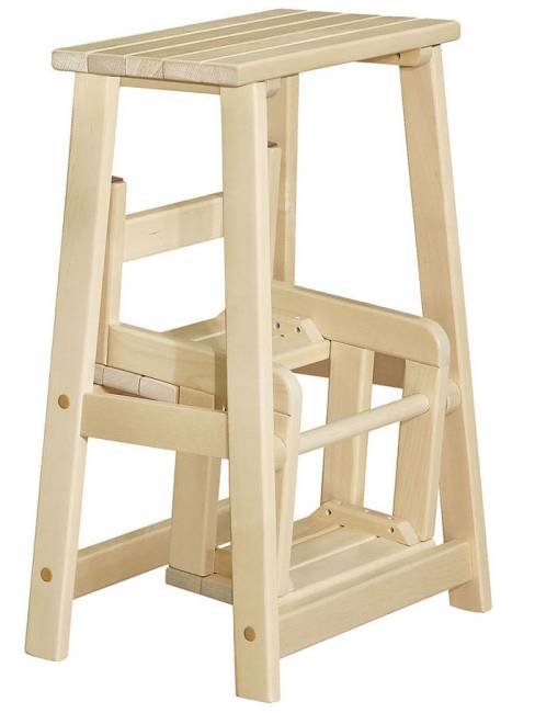 Табурет- стремянка лак