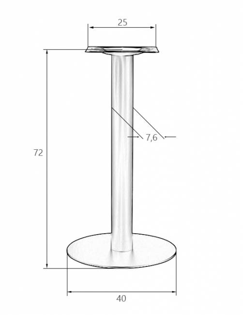 Подстолье обеденное DOBRIN JOSELYN
