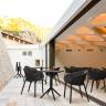 Стол пластиковый складной Sky Folding Table 60 черный 600х600х740 мм