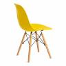 Стул CINDY (EAMES) (mod. 001) / 1 шт. в упаковке дерево бук/металл/сиденье пластик, 51x46x82.5см, желтый/yellow желтый/yellow дерево бук/металл/сиденье пластик