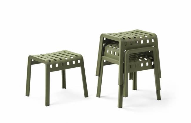 Табурет пластиковый Poggio агава 490х415х440 мм Табурет пластиковый Poggio агава 490х415х440 мм