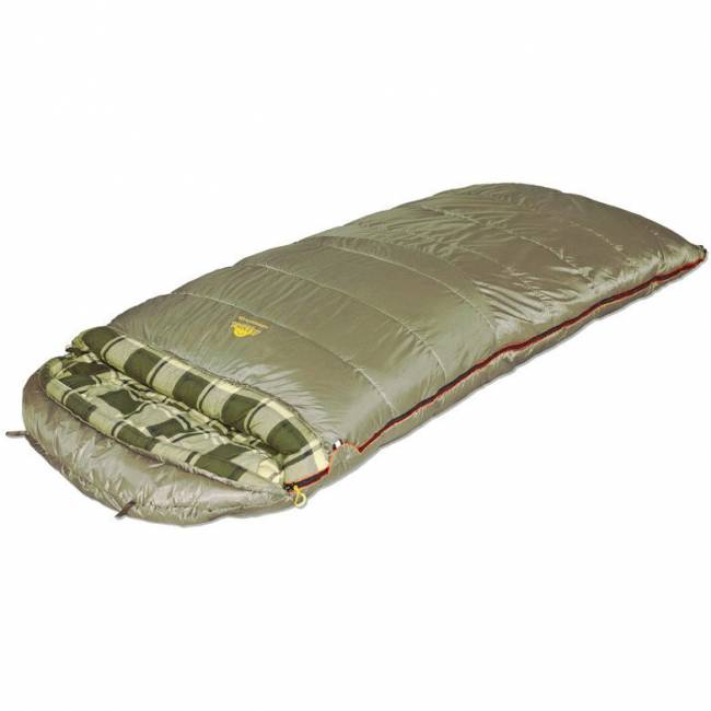Мешок спальный TUNDRA Plus XL, оливковый, левый