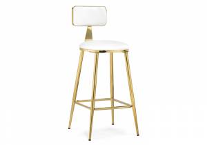 Барный стул Persi white / gold Барный стул Persi white / gold
