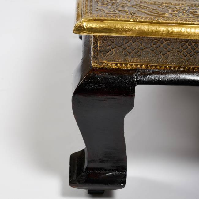 Столик Secret De Maison GOLDEN HAVELY ( mod. BJ-002) дерево манго, 46х46x18, этническая чеканка (Комплект из 2 шт.) этническая чеканка дерево манго Столик Secret De Maison GOLDEN HAVELY ( mod. BJ-002) дерево манго, 46х46x18, этническая чеканка (Комплект из 2 шт.) этническая чеканка дерево манго