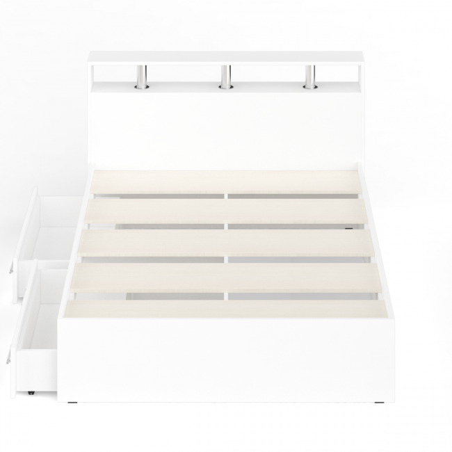 Кровать с ящиками Камелия 1400 цвет белый