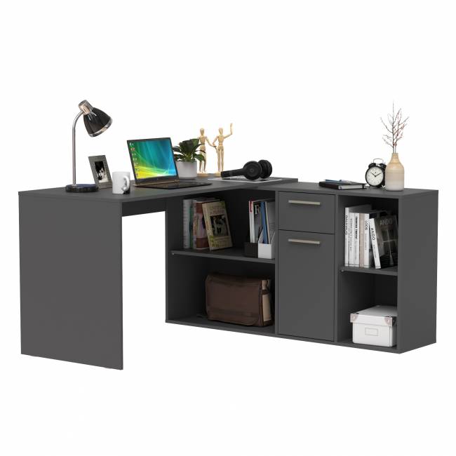 Стол-трансформер письменный Лайт 03.245.01 цвет тёмно-серый