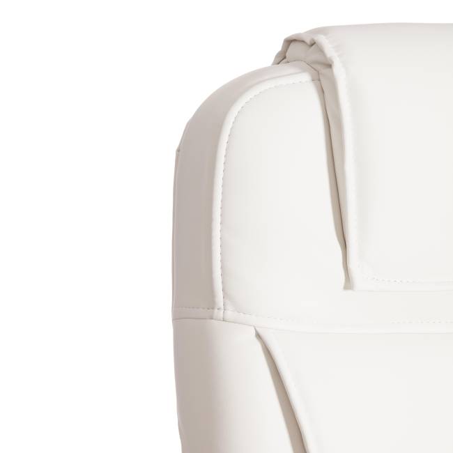 Кресло BERGAMO хром (22) кож/зам, белый, 36-01 белый кож/зам Кресло BERGAMO хром (22) кож/зам, белый, 36-01 белый кож/зам