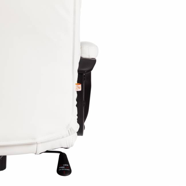 Кресло BERGAMO хром (22) кож/зам, белый, 36-01 белый кож/зам Кресло BERGAMO хром (22) кож/зам, белый, 36-01 белый кож/зам