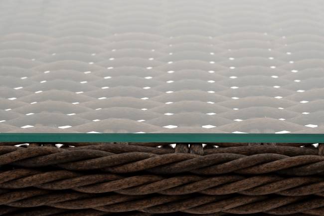 "Прованс" столик журнальный из ротанга, цвет коричневый "Прованс" столик журнальный из ротанга, цвет коричневый