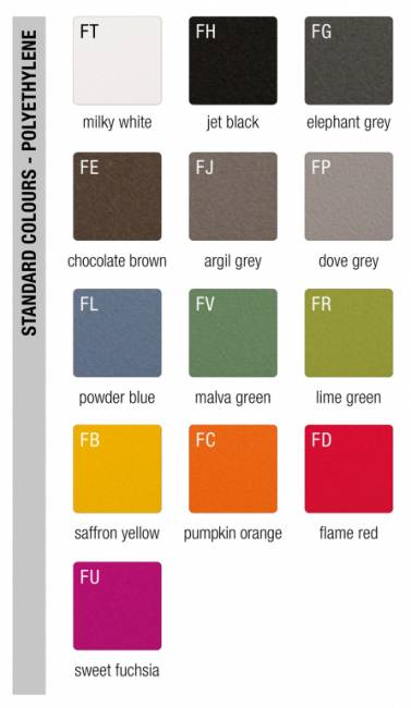 Диван пластиковый Blossy Standard лаймовый зеленый 1590x850х750 мм