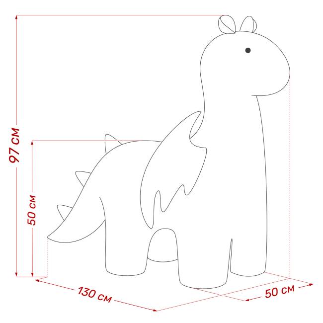 Пуф Leset Дракон Премиум Omega 30 Пуф Leset Дракон Премиум Omega 30