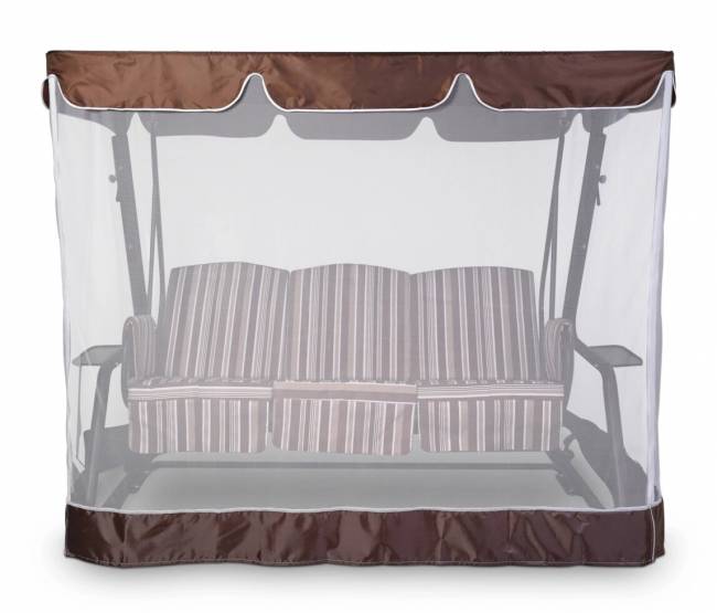 Тент-крыша + москитная сетка Барышня 247х170х185, шоколад Тент-крыша + москитная сетка Барышня 247х170х185, шоколад