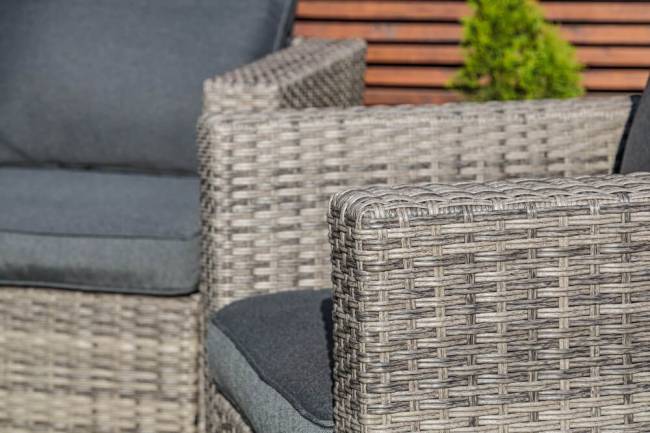 Лаунж-зона KARL с трёхместным диваном (серая)