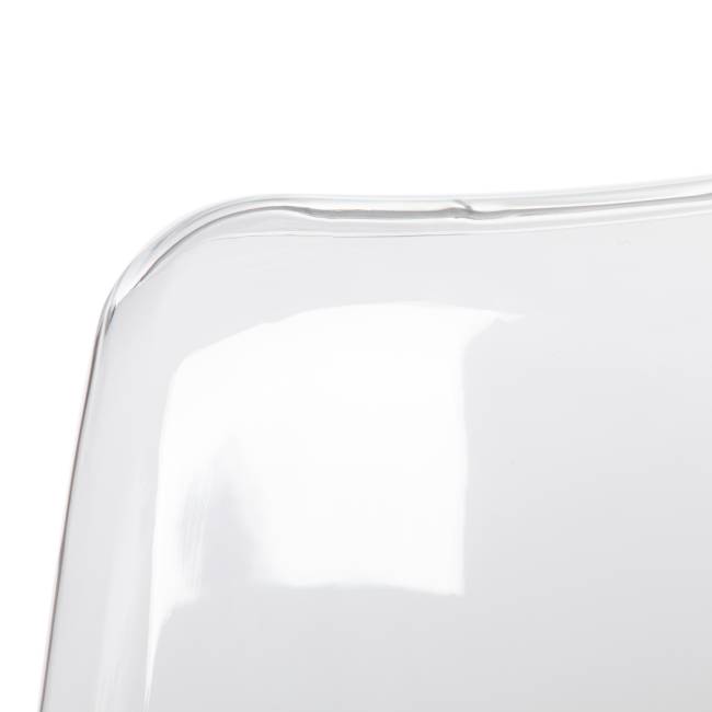 Стул TULIP (mod. 73-1) дерево/пластик/экокожа, 47,5x55x80 см, Прозрачный (Transparent) (Комплект из 4 шт.) прозрачный дерево/пластик/экокожа