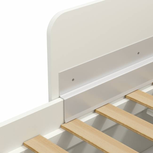 Бортик универсальный для кровати Джастин 17.51 цвет белый шагрень Бортик универсальный для кровати Джастин 17.51 цвет белый шагрень