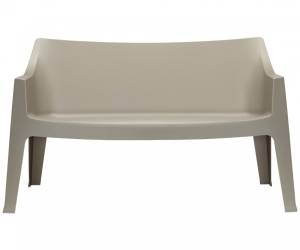 Диван пластиковый Coccolona тортора 1410х600х830 мм