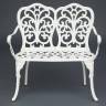 Скамья Secret De Maison Symphonie  алюминиевый сплав, 95х56х92см, butter white