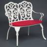 Скамья Secret De Maison Symphonie  алюминиевый сплав, 95х56х92см, butter white
