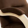 Кресло-качалка Leset Дэми Слоновая кость V23 молочный шоколад Кресло-качалка Leset Дэми Слоновая кость V23 молочный шоколад