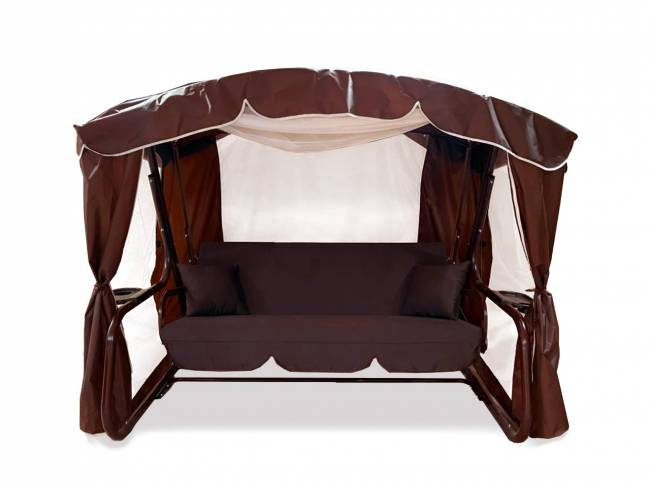 Качели садовые "ТОРОНТО", бордо